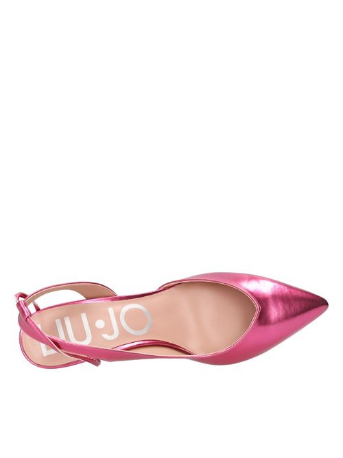 Faux leather slingback décolleté LIU JO | SA3141 EX013FUXIA
